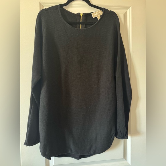 Michael Kors Sweaters - Michael Kors Black Knit Sweater Size L
